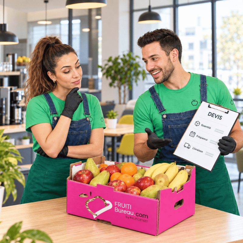 Prix livraison de fruits en entreprise : critères et devis